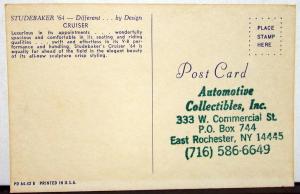 1964 Studebaker Cruiser Dealer Promotional Postcard Original