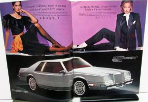 1981 Imperial by Chrysler Features 7 Clothing Designers in the Sales Brochure