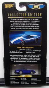 Micro Machines Chevrolet Corvette Series 1 Collector Edition Set Of 6 NIB