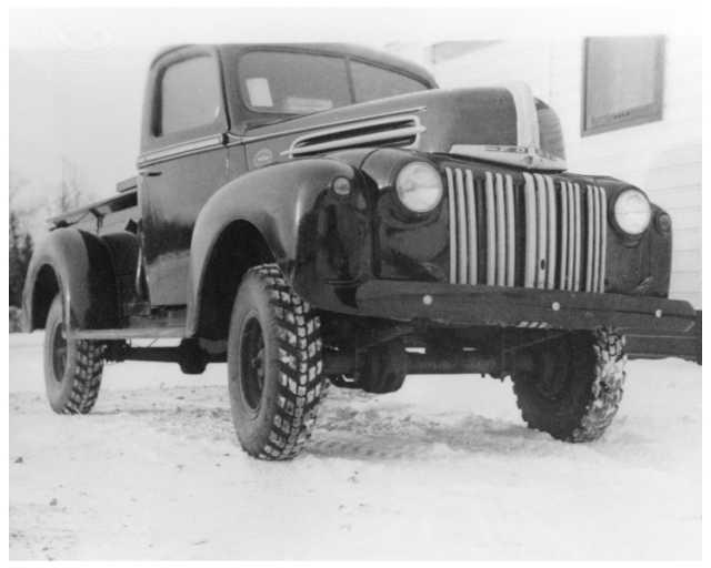 1942 Marmon-Herrington Ford 1/2 Ton 4x4 Pickup Press Photo 0016 - Alcan Highway