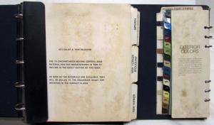 1973 Chrysler Dealer Color & Trim Selector Album Upholstery Samples Paint Chips