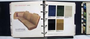 1973 Chrysler Dealer Color & Trim Selector Album Upholstery Samples Paint Chips