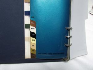 1973 Chrysler Dealer Color & Trim Selector Album Upholstery Samples Paint Chips
