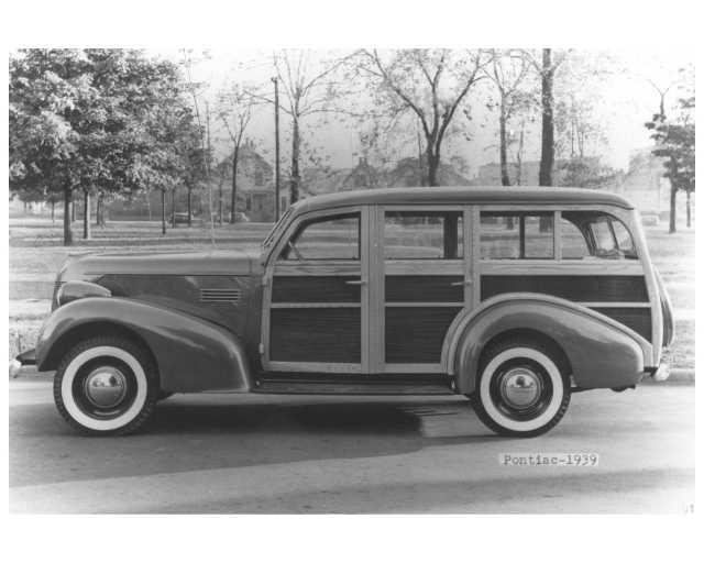 1939 Pontiac Sedan Delivery Woody Wagon with Hercules Body Press Photo 0088