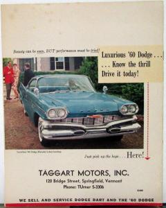 1960 Dodge News Mag Matador Dart Polara Wagon Greenwich Village Alaska Original