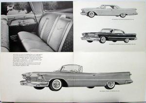 1958 Chrysler Imperial Southampton Crown Lebaron Sales Folder CS 419 5 58