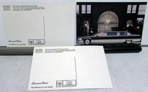 1993 Cadillac Fleetwood Brougham Limo By Limousine Werks Set Of 3 Postcards