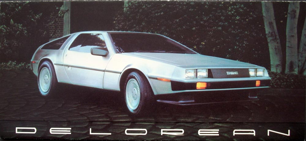 1981 DeLorean DMC Dealer Sales Brochure Mailer Original Back To The Future