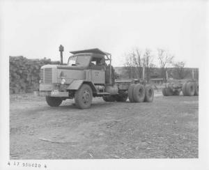 1953 FWD HPM Logging Trucks Press Photo Lot 0015