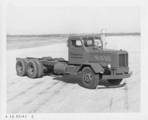 1953 FWD 10 Wheel Cab and Chassis Truck Press Photo Lot 0016 - Ed Holloran & Son