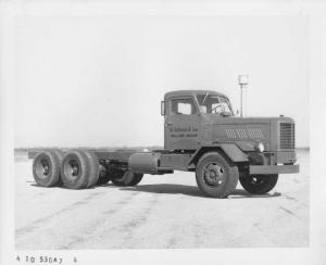 1953 FWD 10 Wheel Cab and Chassis Truck Press Photo Lot 0016 - Ed Holloran & Son