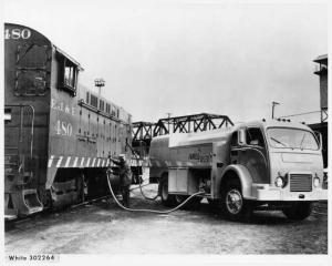 1951 White COE Farrel Fueler Tanker Truck Press Photo 0125