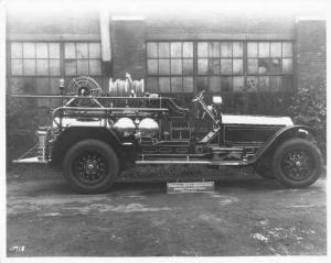 1924 Era Mack Foamite-Childs Corp Fire Truck Factory Press Photo 0256