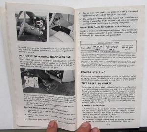 1979 Chevrolet Monte Carlo Owners Manual Care & Operation Instructions Orig
