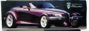 1997 Plymouth Prowler Large Dealer Sales Brochure Folder Features Specs