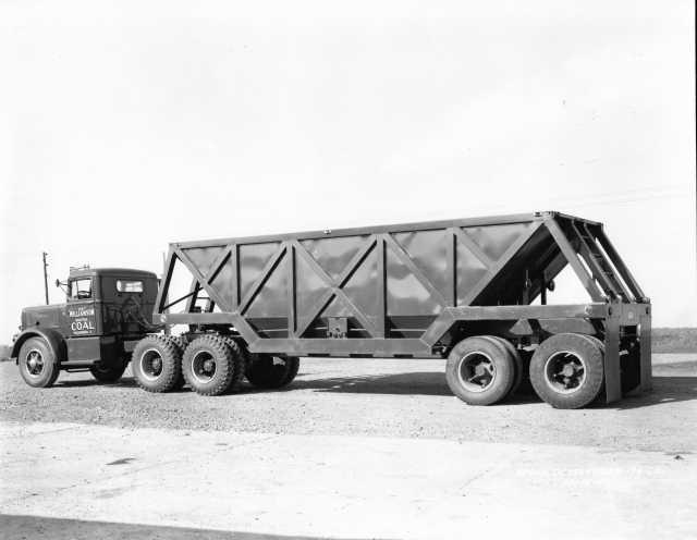 1951 Autocar Diesel H D Williamson Industrial Coal Truck Press Photo 0049