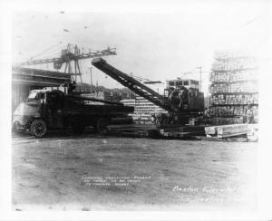 1926 Mack AC Truck Press Photo 0279 - Boston Elevated RR Tie Treating Plant