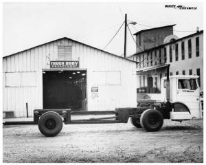 1960s White Alley Cat COE Cab Chassis Truck Press Photo 0133