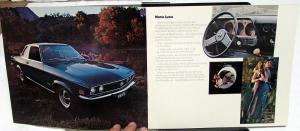 1973 Opel Manta Dealer Brochure Features Specs Luxus Rallye GT Wagon 1900