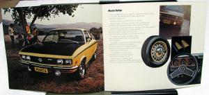 1973 Opel Manta Dealer Brochure Features Specs Luxus Rallye GT Wagon 1900