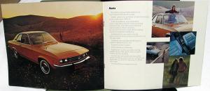 1973 Opel Manta Dealer Brochure Features Specs Luxus Rallye GT Wagon 1900