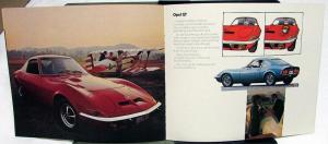1973 Opel Manta Dealer Brochure Features Specs Luxus Rallye GT Wagon 1900