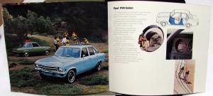 1973 Opel Manta Dealer Brochure Features Specs Luxus Rallye GT Wagon 1900