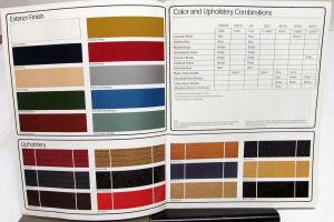 1978 Volvo Color & Upholstery Options Brochure Folder 244 245 264 GL