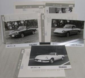 1987 Alfa Romeo Press Kit New Models Spider Veloce Milano Quadrifoglio Graduate