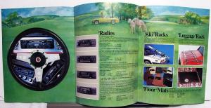 1980 Jaguar Rover Triumph Dealer Accessories Sales Brochure Folder