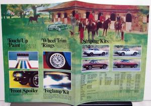 1980 Jaguar Rover Triumph Dealer Accessories Sales Brochure Folder