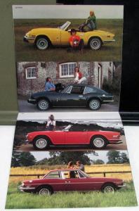 1973 Triumph Dealer Sales Brochure Folder Spitfire GT6 TR6 Stag Models