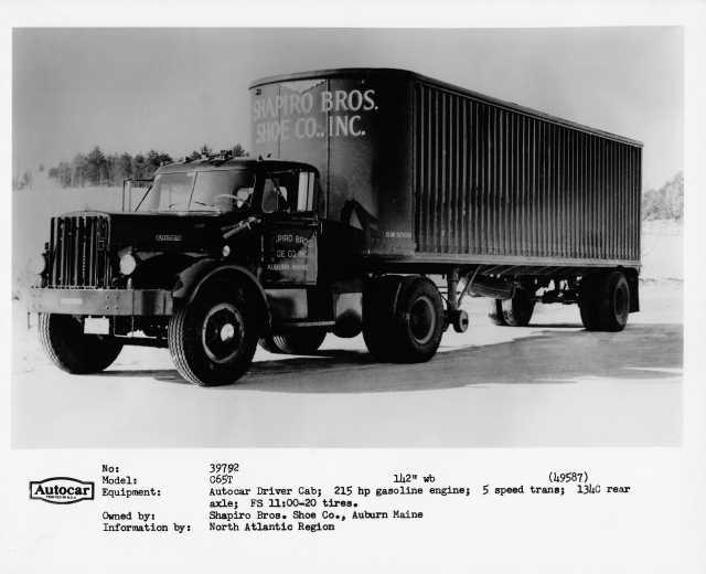1959 Autocar C-65T Truck Press Photo 0054 - Shapiro Bros Shoe Co Inc