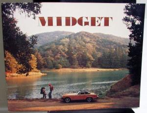 1976 MG Midget Dealer Sales Brochure Features Options Specifications
