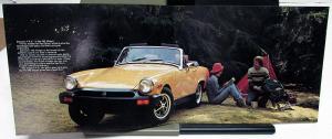 1976 MG Midget Dealer Sales Brochure Features Options Specifications