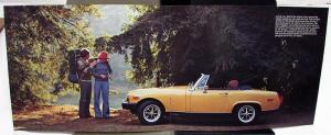 1976 MG Midget Dealer Sales Brochure Features Options Specifications