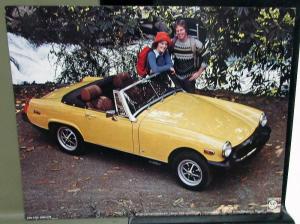 1976 MG Midget Dealer Sales Brochure Features Options Specifications