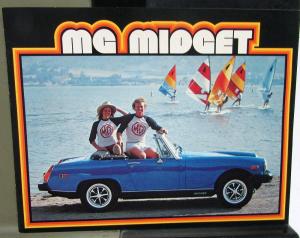 1979 MG Midget Dealer Sales Brochure Features Options Specifications