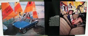 1979 MG Midget Dealer Sales Brochure Features Options Specifications