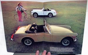 1973 MG Midget Dealer Sales Brochure Features Options Specifications