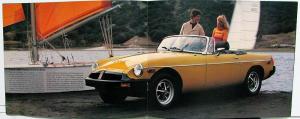 1978 MGB Dealer Sales Brochure MG Features Options Specifications