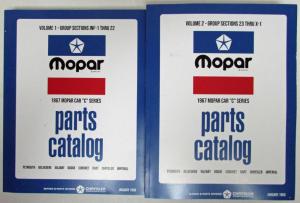 1967 Mopar Car Parts Book Plymouth Dodge Dart Barracuda Charger GTX Repro
