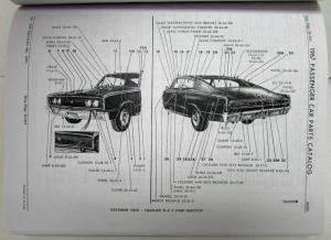 1967 Mopar Car Parts Book Plymouth Dodge Dart Barracuda Charger GTX Repro