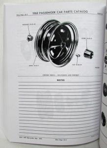 1968 Mopar Car Parts Book Plymouth Dodge Dart Cuda GTX Road Runner Repro