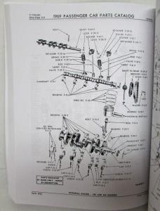 1969 Mopar Parts Book Plymouth Dodge Cuda GTX Charger Road Runner Daytona Repro