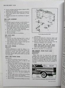 1958 Chevrolet Truck 3100 3200 3400 3500 & Larger Service Shop Manual Repro