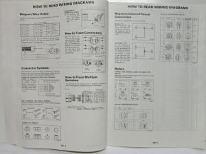 1987 Nissan Sentra 4-Door Sedan GXE Electrical Wiring Diagram Manual