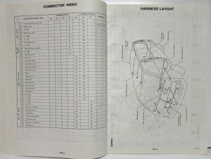 1988 Nissan Passenger Van GXE Electrical Wiring Diagram Manual