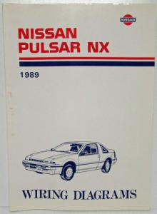 1989 Nissan Pulsar NX Electrical Wiring Diagram Manual