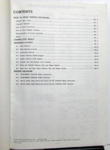1989 Nissan Truck King Cab & Pathfinder SE Electrical Wiring Diagram Manual